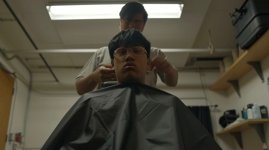 The team checking confirmed bookings between appointments.